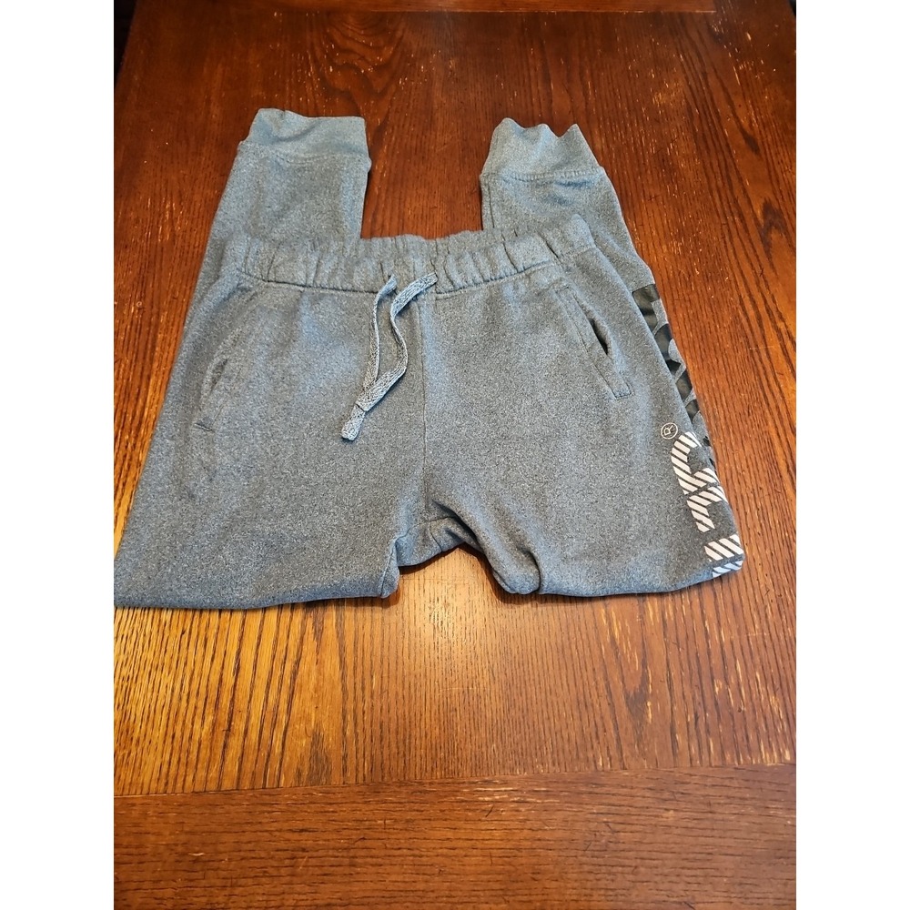 Ecko Unltd Jogger Pants Mens Medium Gray Sweat‎ Pant Leg Logo Tapered(A595